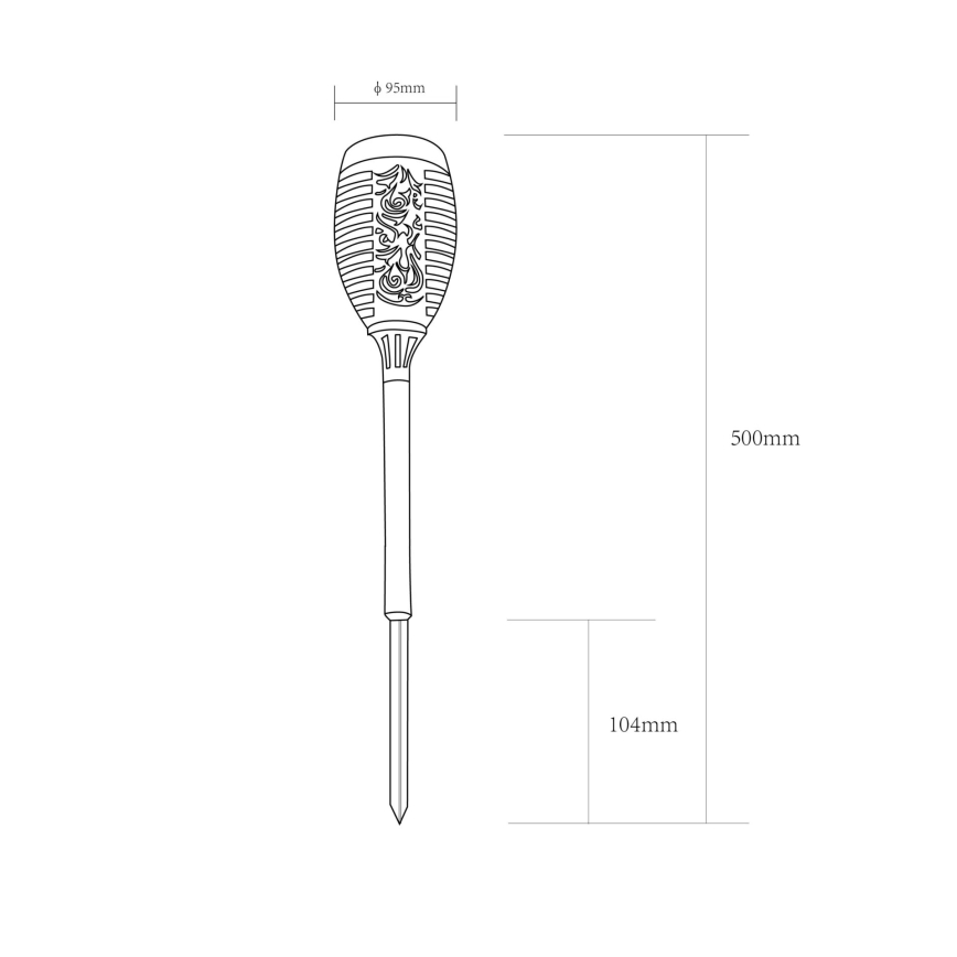 Globo - ZESTAW 2x LED Lampa solarna LED/0,1W/3V IP44