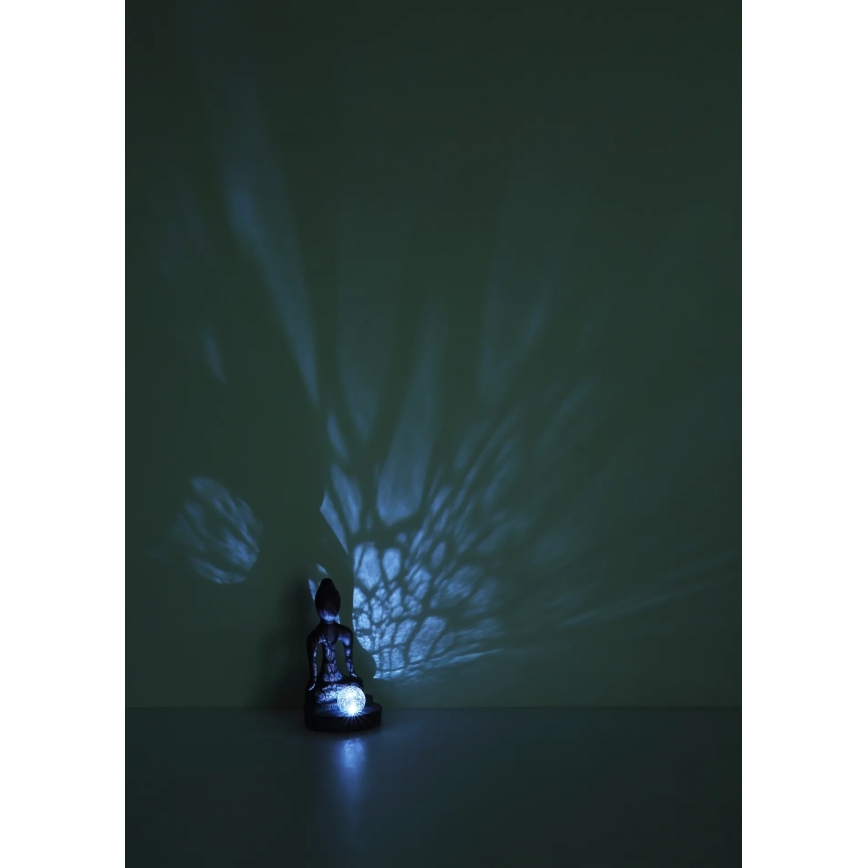 Globo - Solarna lampa LED/3V IP44 200 mAh, posąg Buddy