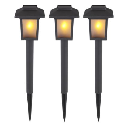 Globo - ZESTAW 3x Lampa solarna LED 3xLED/1,2V IP44 200 mAh