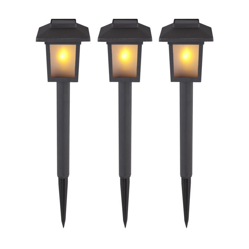 Globo - ZESTAW 3x Lampa solarna LED 3xLED/1,2V IP44 200 mAh