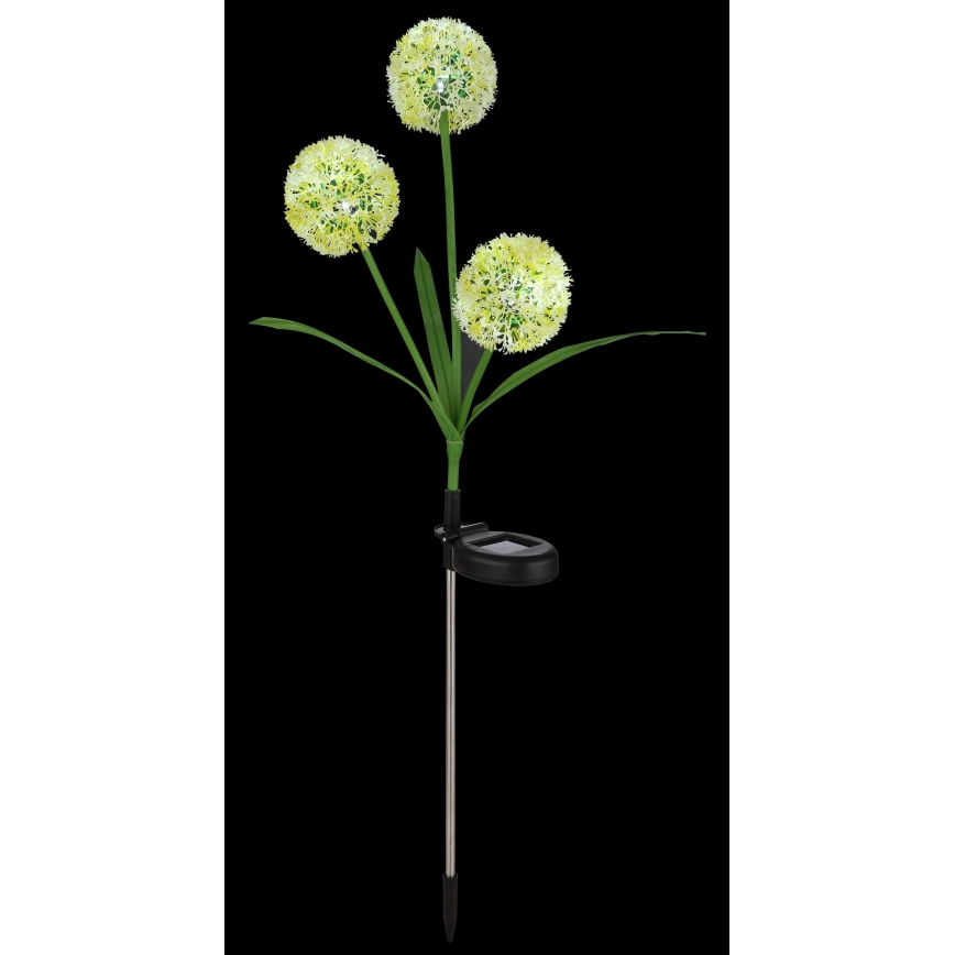 Globo  - LED Oświetlenie solarne 3xLED/0,06W/3V 5000K IP44 200 mAh żółty