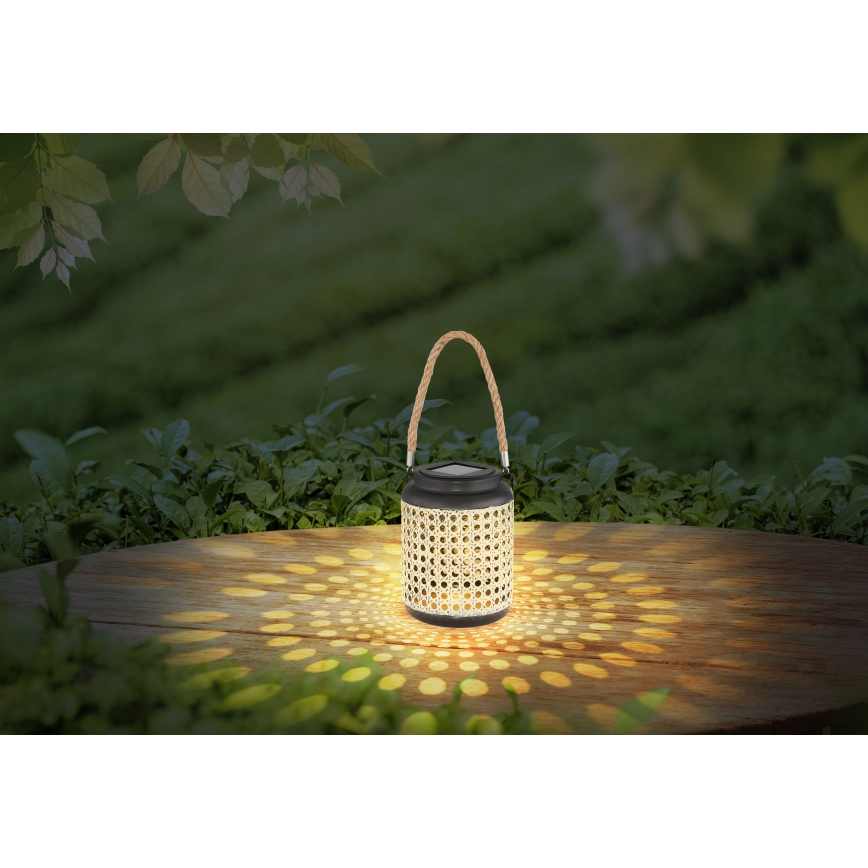 Globo - LED Oświetlenie solarne LED/0,06W/3V 3000K IP44 bambus