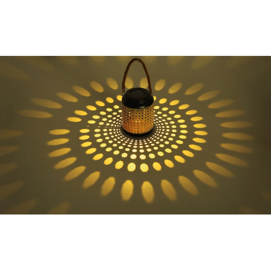 Globo - LED Oświetlenie solarne LED/0,06W/3V 3000K IP44 bambus