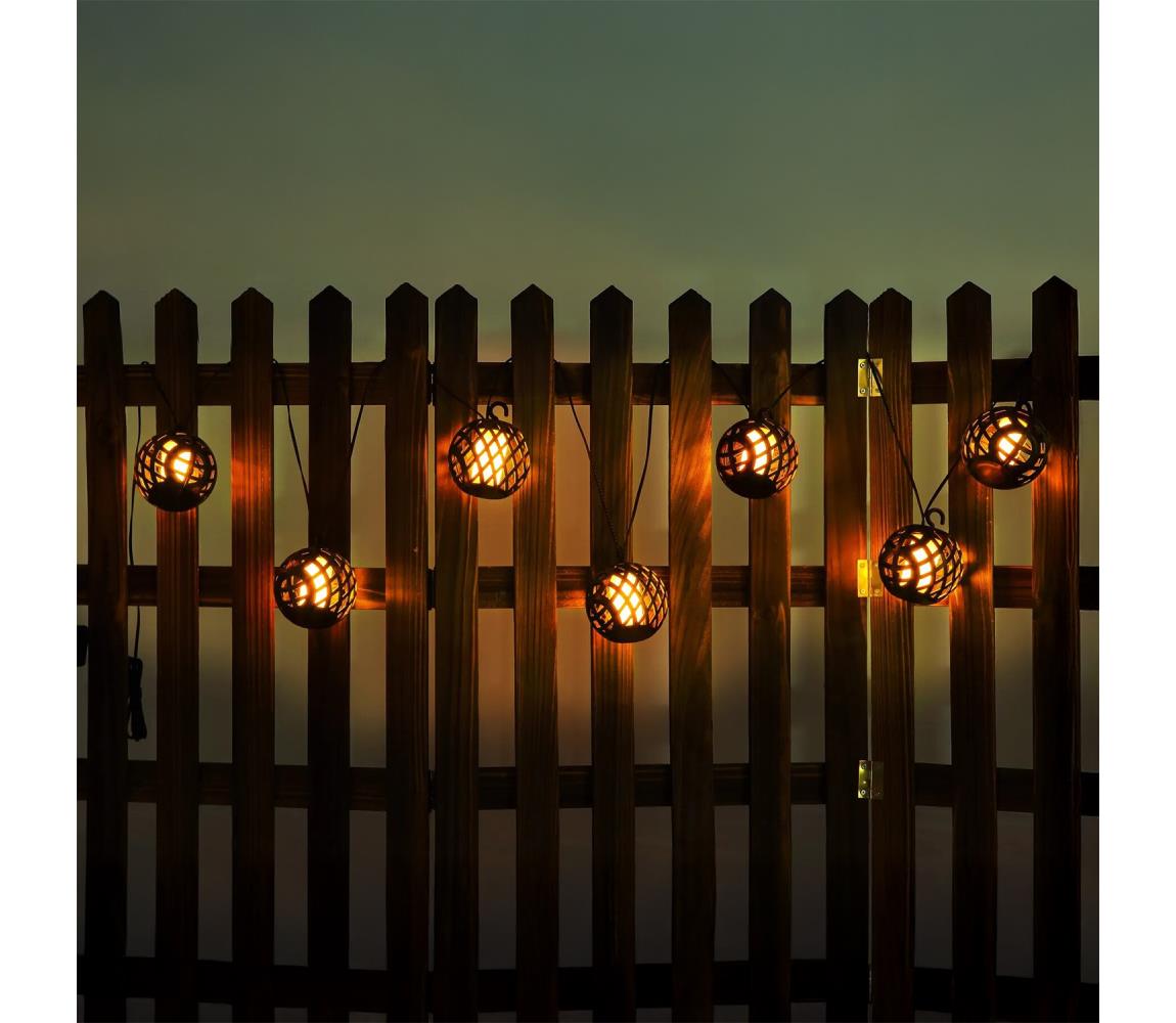 Globo 33686-8 - LED Solarny ozdobny łańcuch 98xLED/0,1W/3V IP44