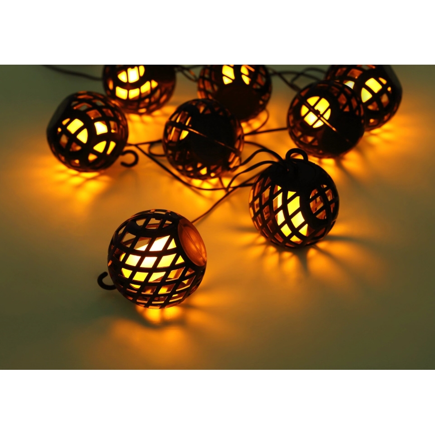 Globo - LED Solarny ozdobny łańcuch 98xLED/0,1W/3V 410 cm IP44