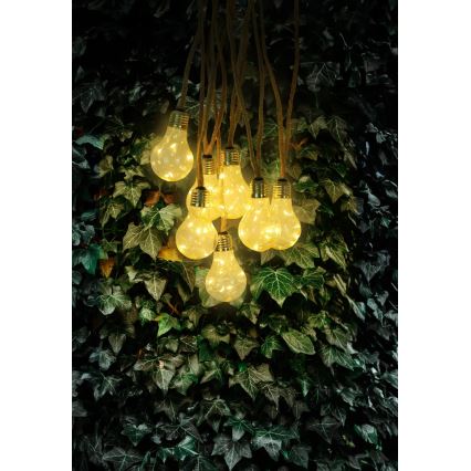Globo - LED Solarny ozdobny łańcuch 50xLED/0,06W/3,2V 570 cm IP44