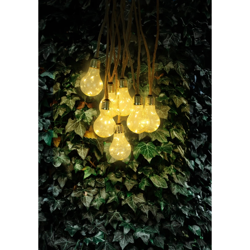 Globo - LED Solarny ozdobny łańcuch 50xLED/0,06W/3,2V 570 cm IP44