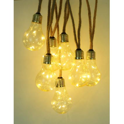 Globo - LED Solarny ozdobny łańcuch 50xLED/0,06W/3,2V 570 cm IP44