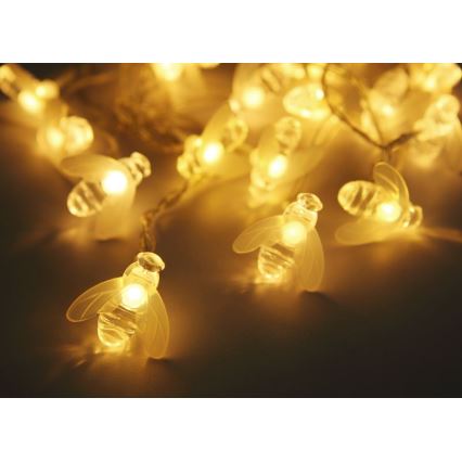 Globo - LED Łańcuch solarny 20xLED/0,06W/3V IP44 300 mAh