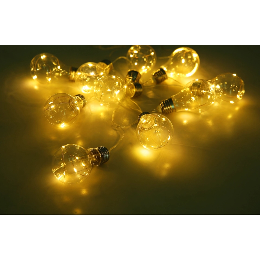 Globo - LED Łańcuch solarny 10xLED/0,06W/3,2V 380 cm IP44