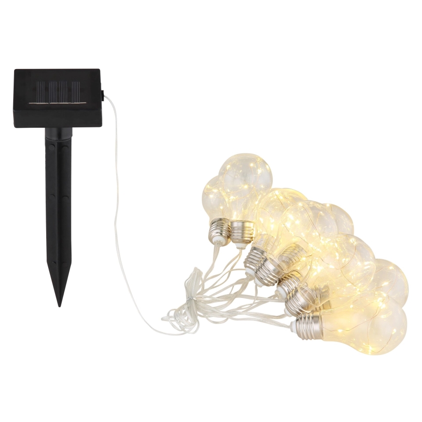 Globo - LED Łańcuch solarny 10xLED/0,06W/3,2V 380 cm IP44