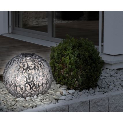 Globo - Lampa solarna LED LED/0,06W/1,2V srebrna IP44 285x400 mm