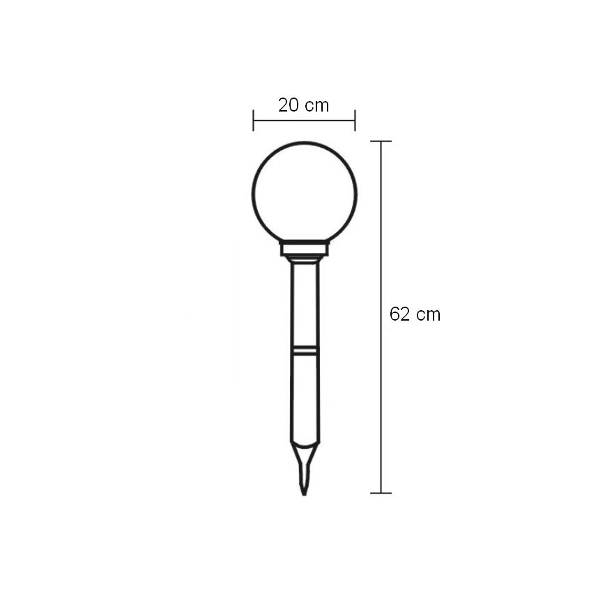 Globo - LED Oświetlenie zewnętrzne LED/0,06W/3,2V IP44