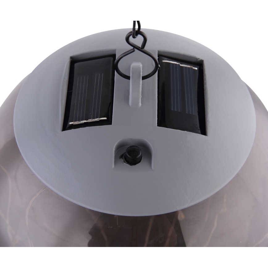 Globo - LED Żyrandol solarny na łańcuchu 20xLED/0,06W/1,2V śr. 15 cm IP44 600 mAh