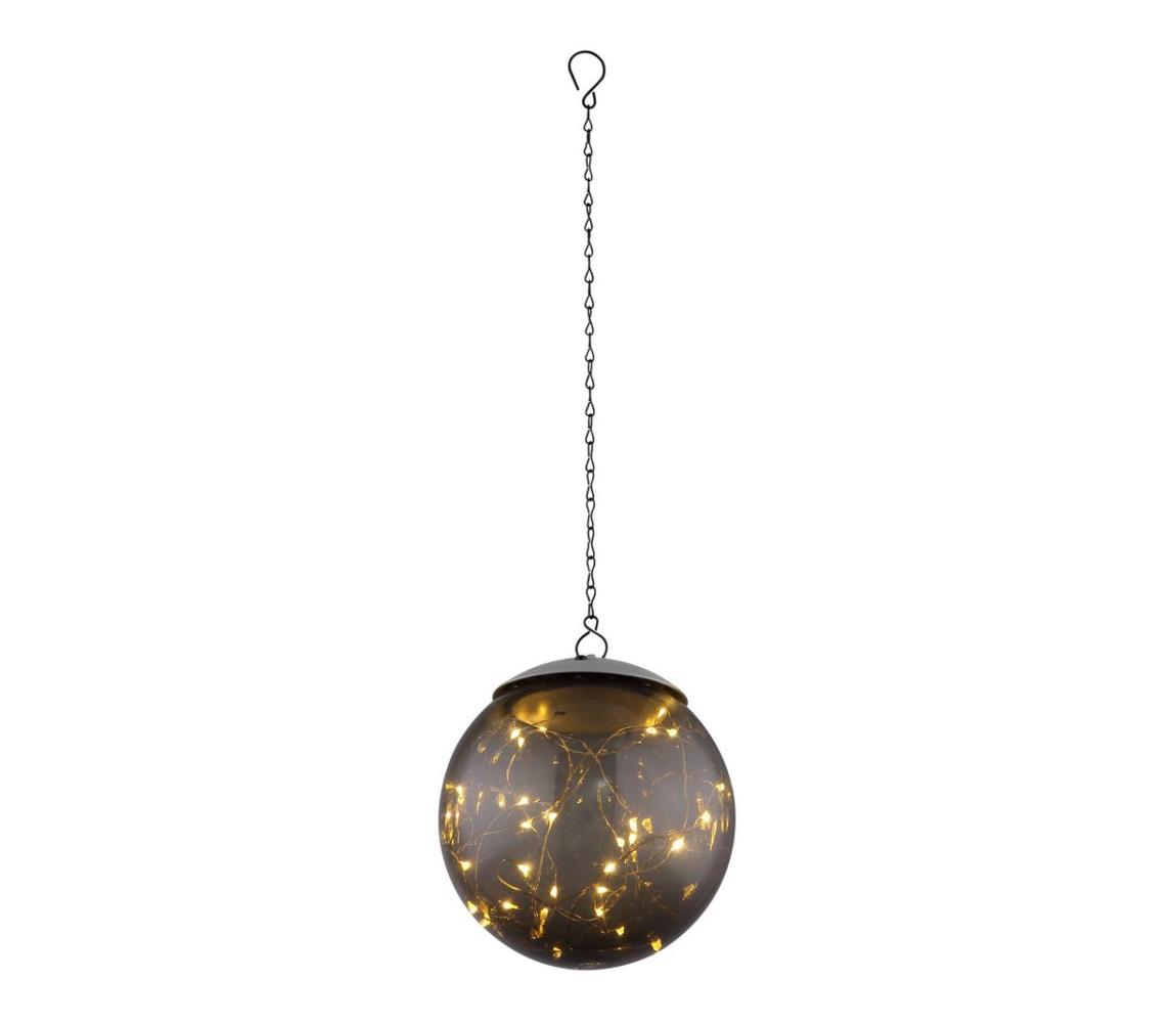 Globo 33805H - Żyrandol solarny na łańcuchu 20xLED/0,06W/1,2V śr. 15 cm IP44