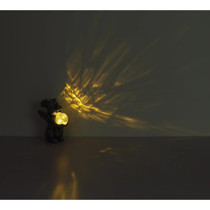 Globo - LED Solarna dekoracja LED/0,02W/3V IP44 smok 300 mAh