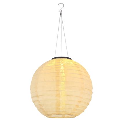 Globo - LED Solarna lampa wisząca LED/0,5W/3V IP44 beżowa