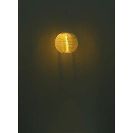 Globo - LED Solarna lampa wisząca LED/0,5W/3V IP44 beżowa