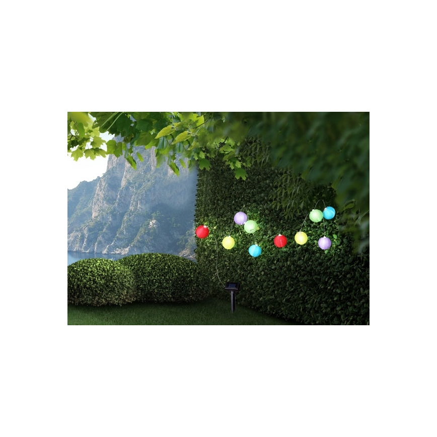 Globo 33971 - LED Łańcuch solarny 10xLED/0,06W/1,2V