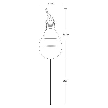 Globo - LED Oświetlenie solarne LED/0,06W/3,2V IP44