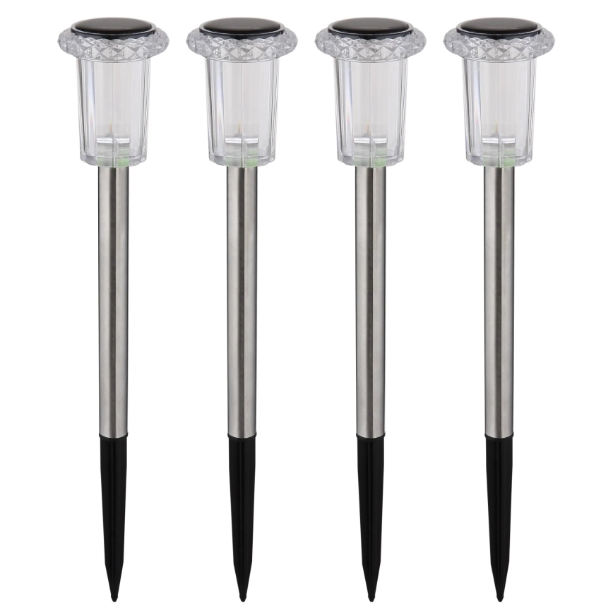 Globo - ZESTAW 4x LED Lampa solarna LED/0,06W/1,2V IP44 100 mAh