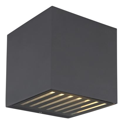 Globo - Kinkiet zewnętrzny LED/6W/230V IP54 antracyt