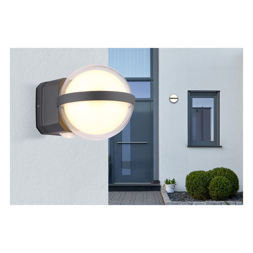 Globo - LED Kinkiet zewnętrzny LED/12W/230V IP54 czarny