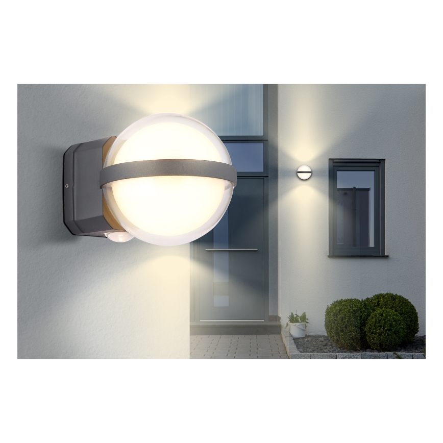 Globo - LED Kinkiet zewnętrzny LED/12W/230V IP54 czarny