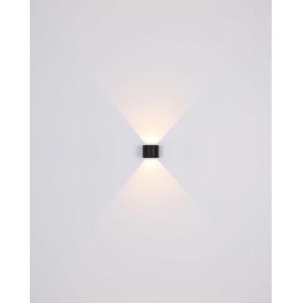 Globo - Kinkiet LED zewnętrzny 2xLED/3W/230V IP54 czarny