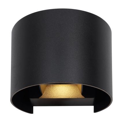 Globo - Kinkiet LED zewnętrzny 2xLED/3W/230V IP54 czarny