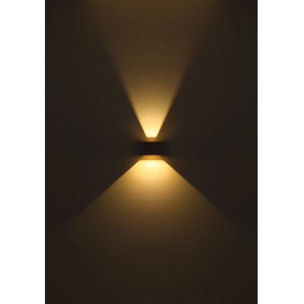 Globo - LED Zewnętrzny kinkiet z czujnikiem 2xLED/3W/230V IP54