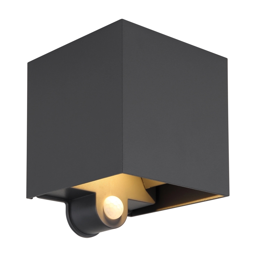 Globo - LED Zewnętrzny kinkiet z czujnikiem 2xLED/3W/230V IP54