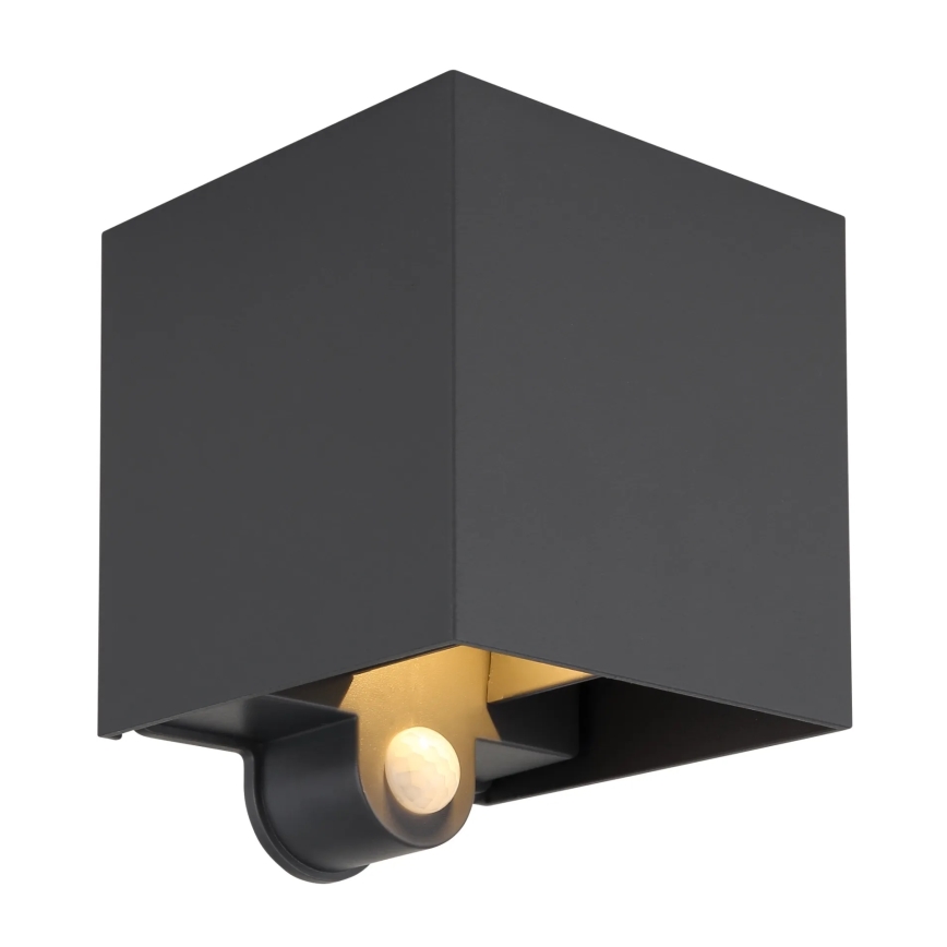 Globo - LED Zewnętrzny kinkiet z czujnikiem 2xLED/3W/230V IP54