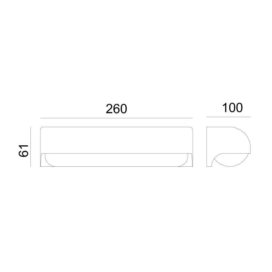 Globo - LED Kinkiet zewnętrzny LED/10W/230V IP54
