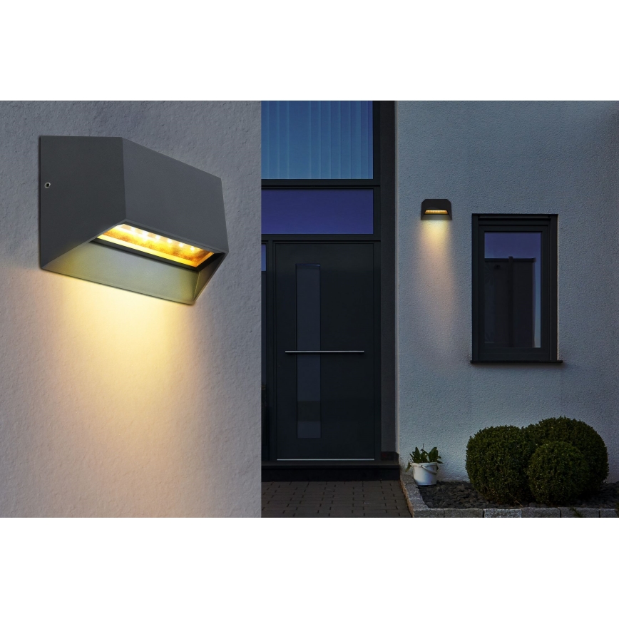 Globo - LED Kinkiet zewnętrzny LED/7W/230V IP54 antracyt