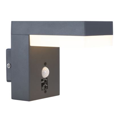 Globo - LED zewnętrzna lampa ścienna z czujnikiem LED/9,5W/230V IP44