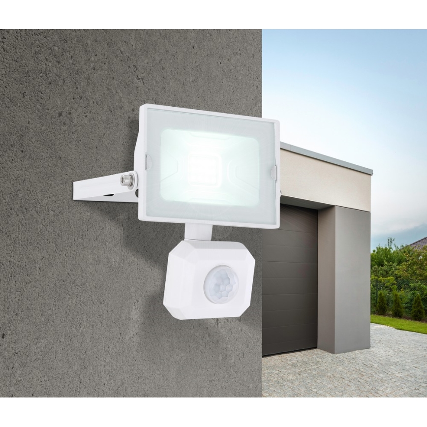 Globo - LED Reflektor z czujnikiem LED/10W/230V IP44