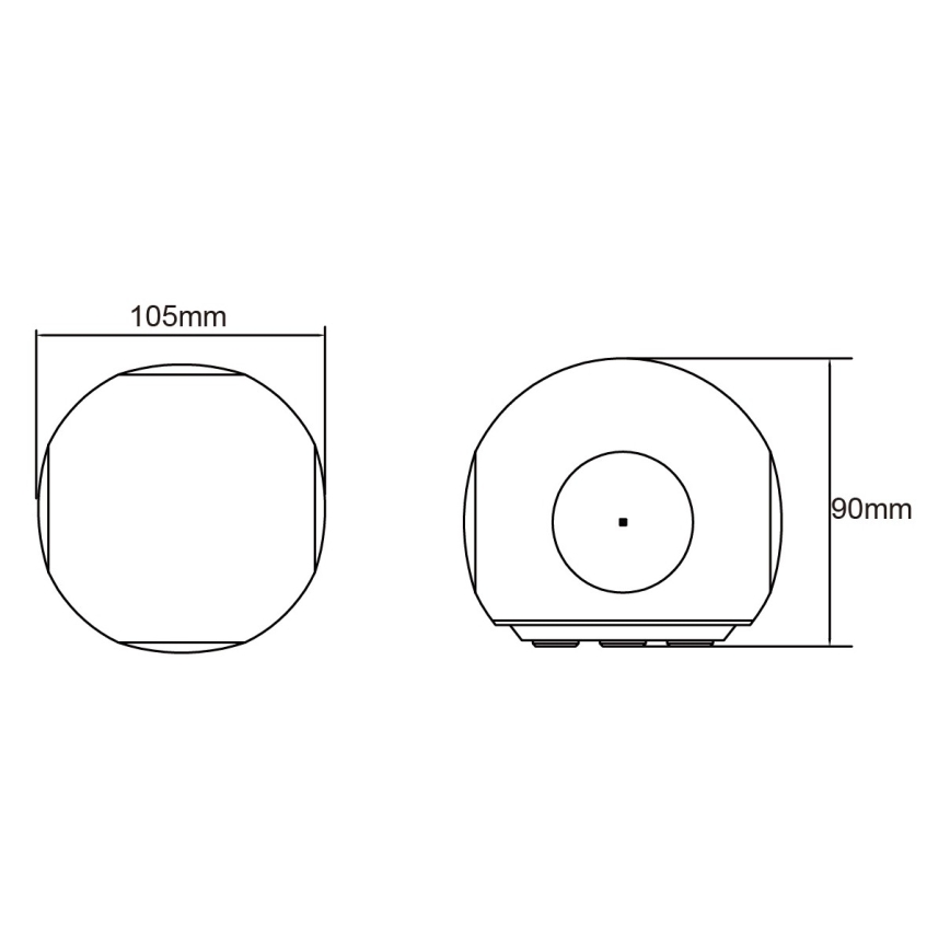 Globo - Zewnętrzny kinkiet LED/4,5W/230V IP54