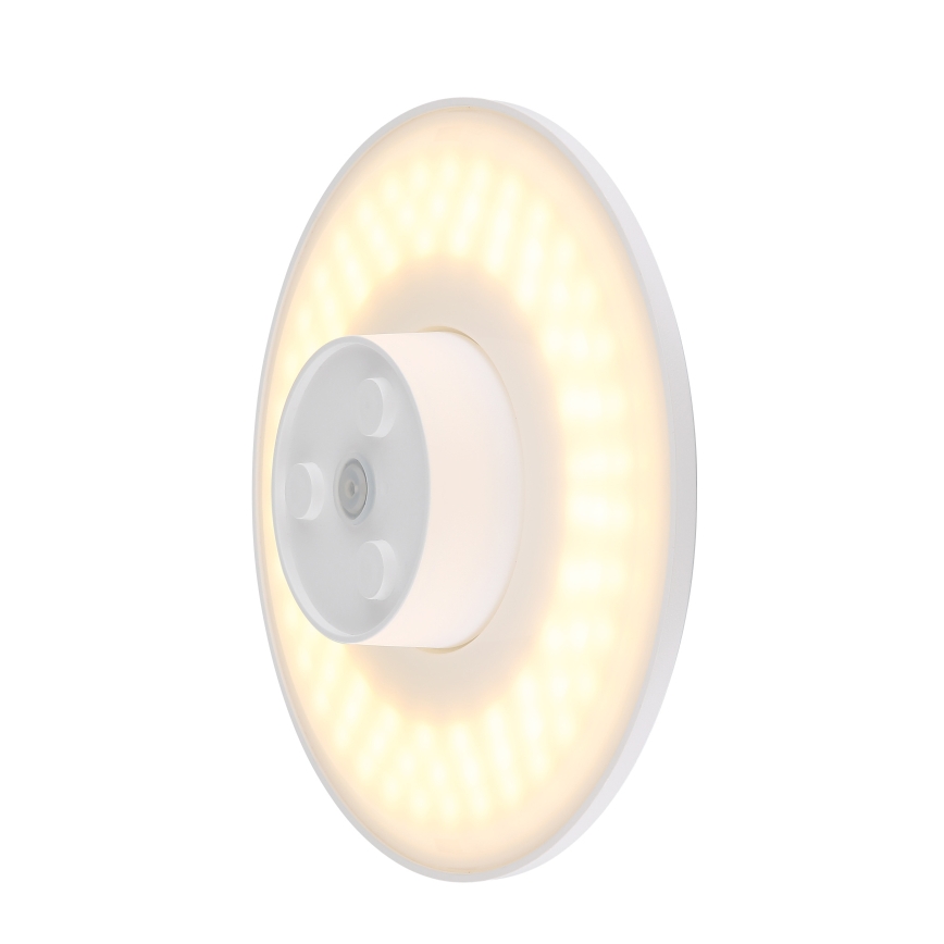 Globo - LED zewnętrzna lampa ścienna LED/15W/230V 3000/4000/6000K śr. 25,2 cm IP44 biała