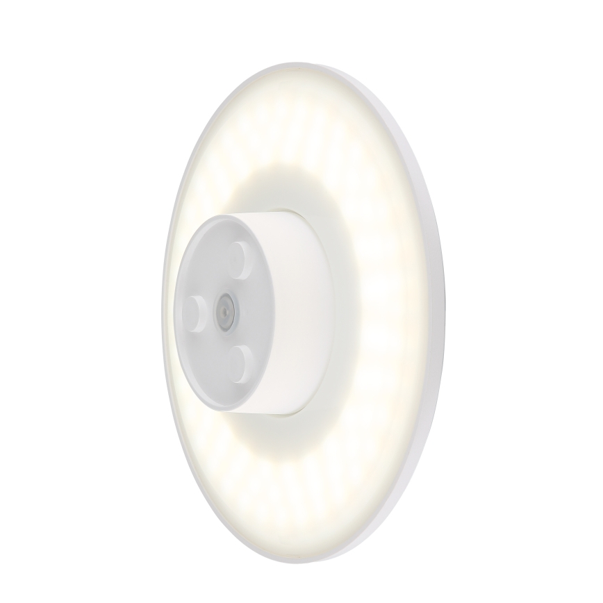 Globo - LED zewnętrzna lampa ścienna LED/15W/230V 3000/4000/6000K śr. 25,2 cm IP44 biała
