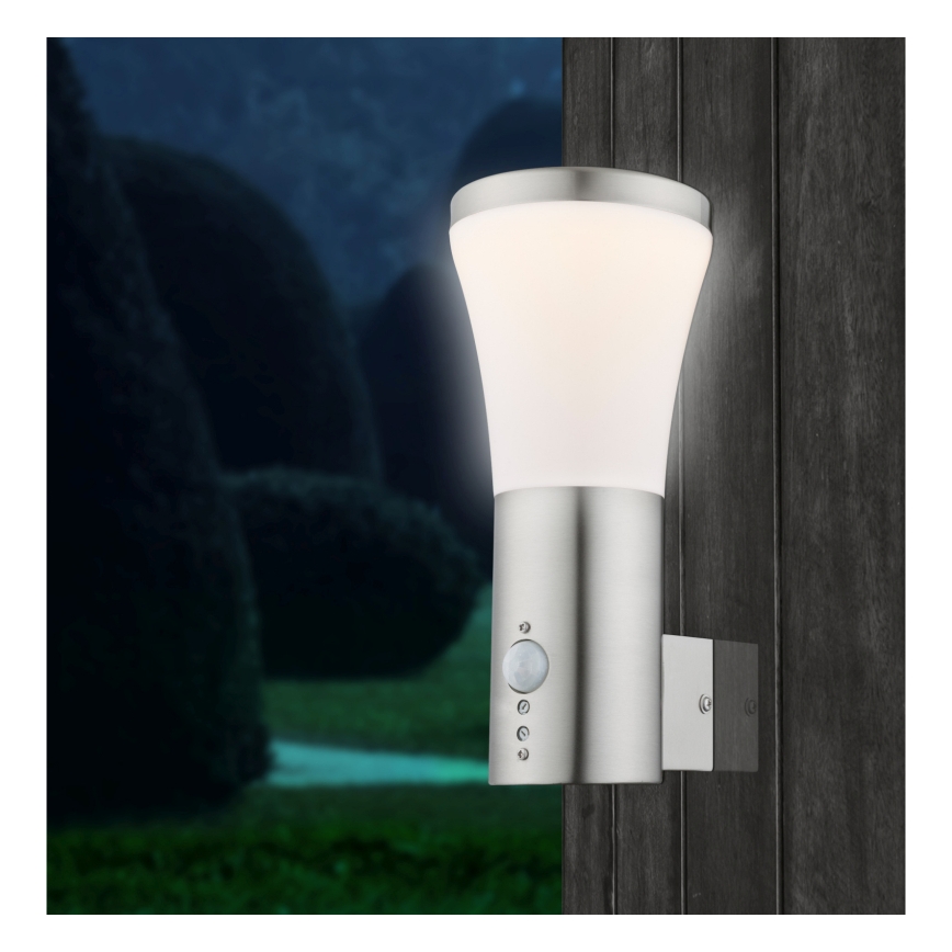 Globo - LED Kinkiet zewnętrzny z czujnikiem LED/10,5W/230V IP44