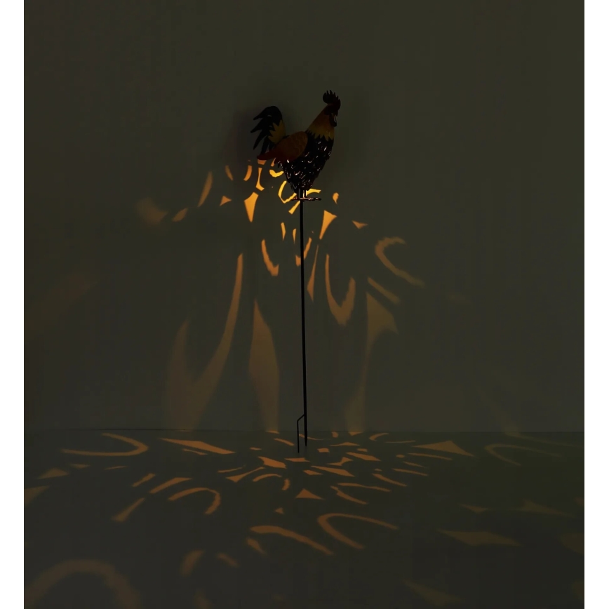 Globo - Dekoracja solarna LED LED/0,02W/3V IP44 300 mAh kogut