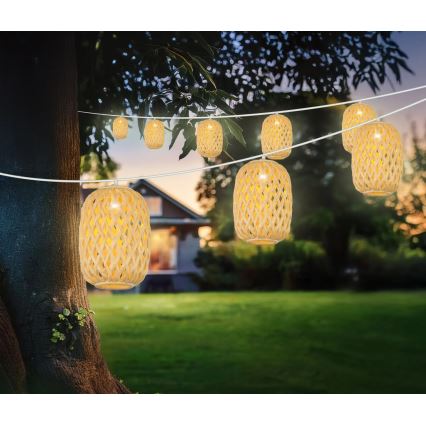 Globo - LED Łańcuch solarny LED/0,06W/3V 650 cm IP44