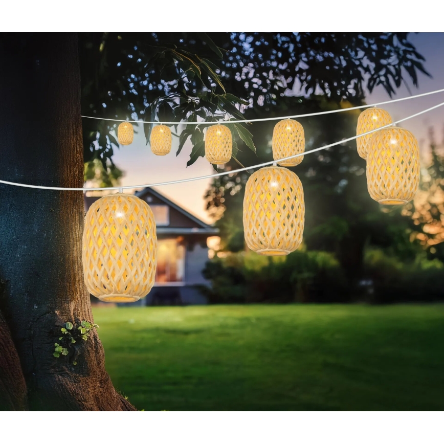 Globo - LED Łańcuch solarny LED/0,06W/3V 650 cm IP44