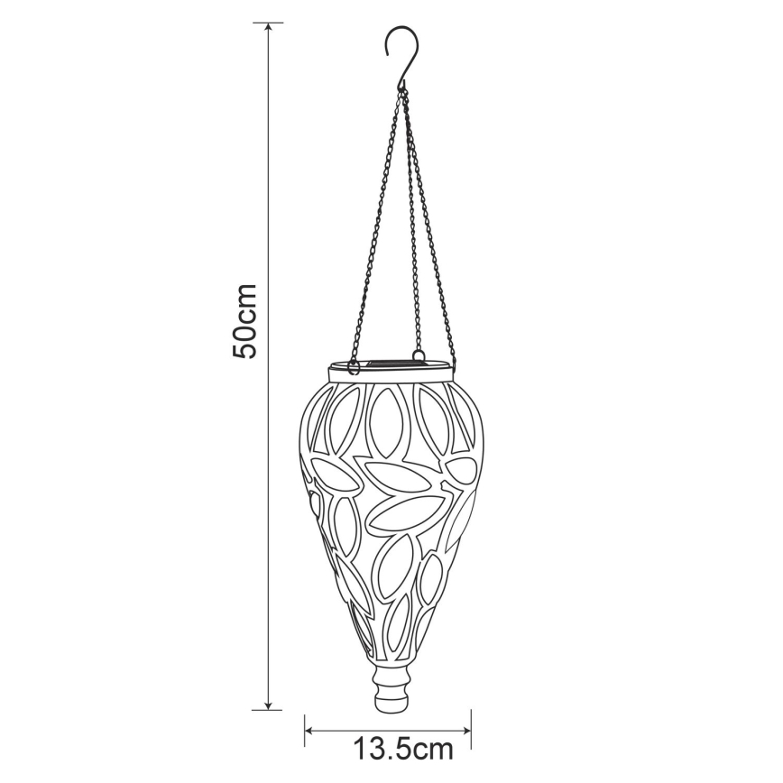 Globo - LED Oświetlenie solarne LED/0,9W/3,2V IP44 200 mAh przezroczysty