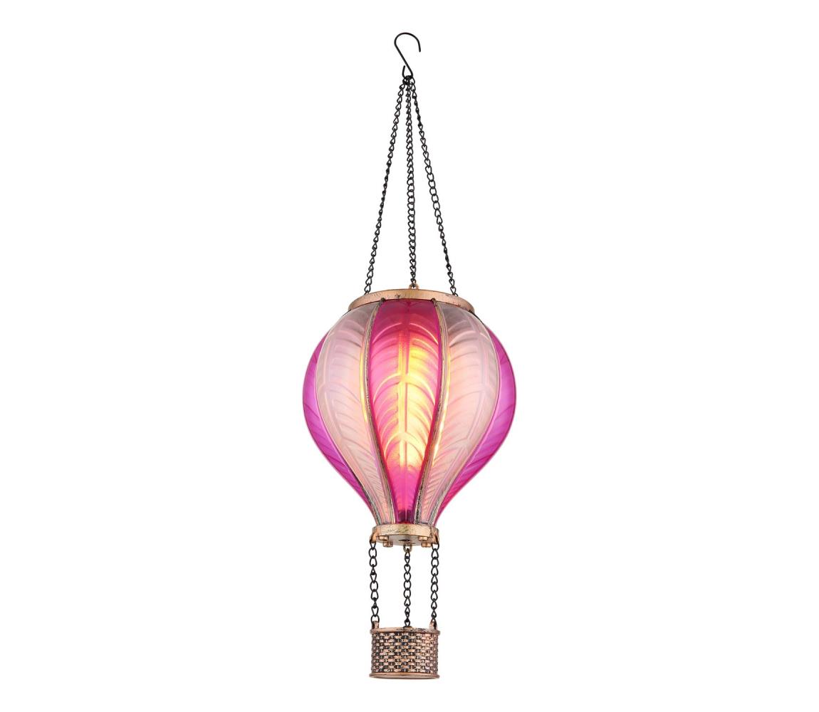 Globo 36136P - LED Wisząca ozdoba solarna 20xLED/0,5W/3V IP44 latający balon