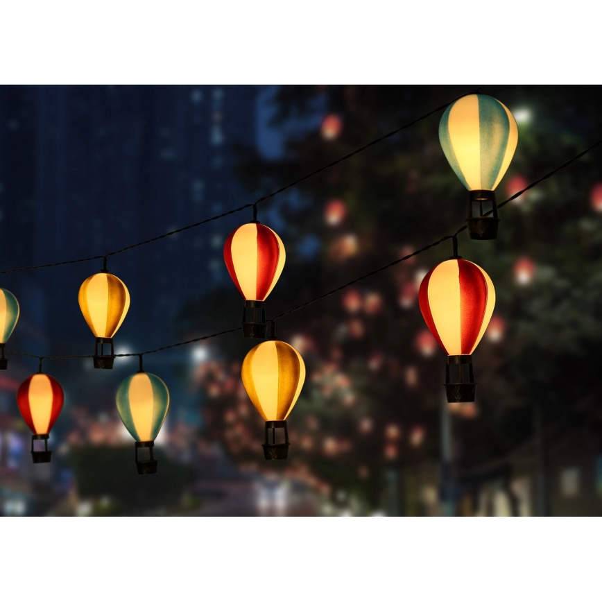 Globo - LED Łańcuch solarny 9xLED/0,06W/3V 390 cm IP44