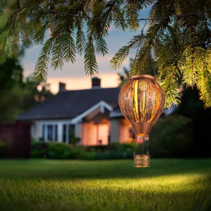 Globo - LED Wisząca ozdoba solarna 12xLED/0,02W/3V IP44 latający balon