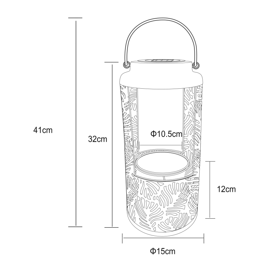 Globo - LED Oświetlenie solarne LED/0,06W/3V 3000K IP44