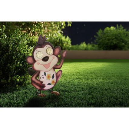 Globo - Solarna lampa LED 104xLED/3V IP44 300 mAh małpa